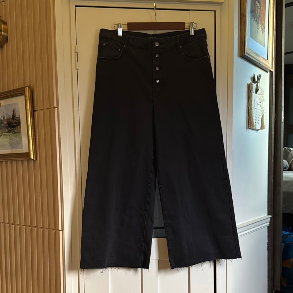 Women's Black Wide Leg Jeans